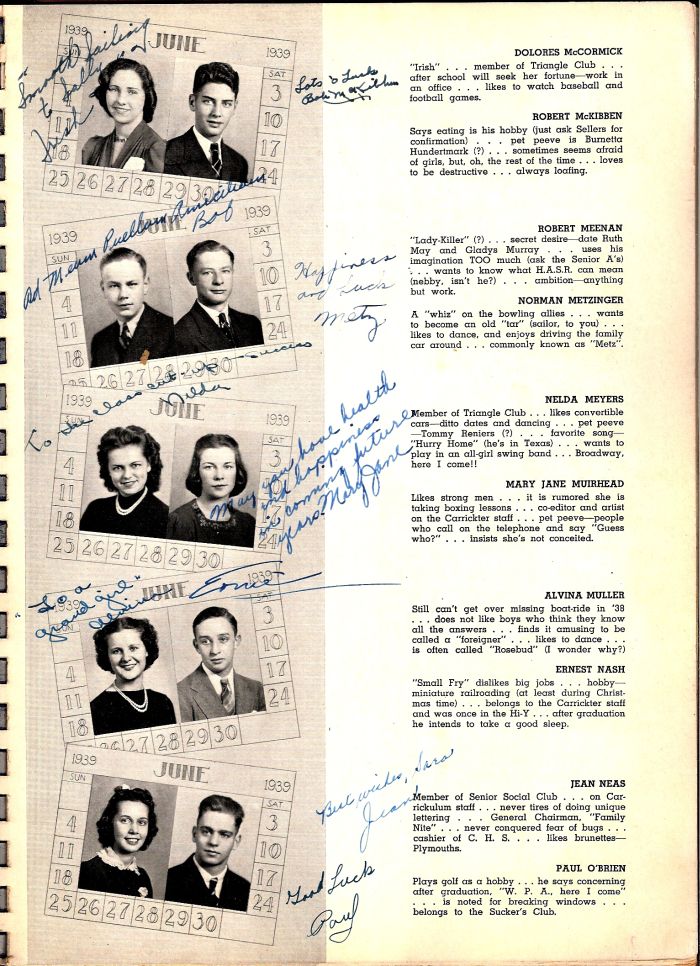 Carrick 1939 yearbook page 73.jpg