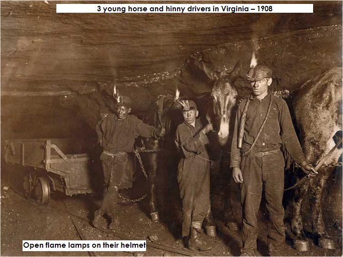 Mine photo 3 young horse and hinny drivers in Virginia – 1908.jpg