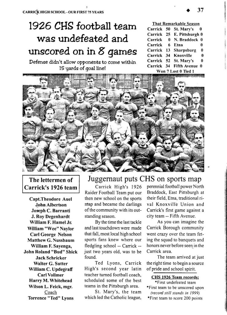 Carrick High School 1926 Football Team.jpg