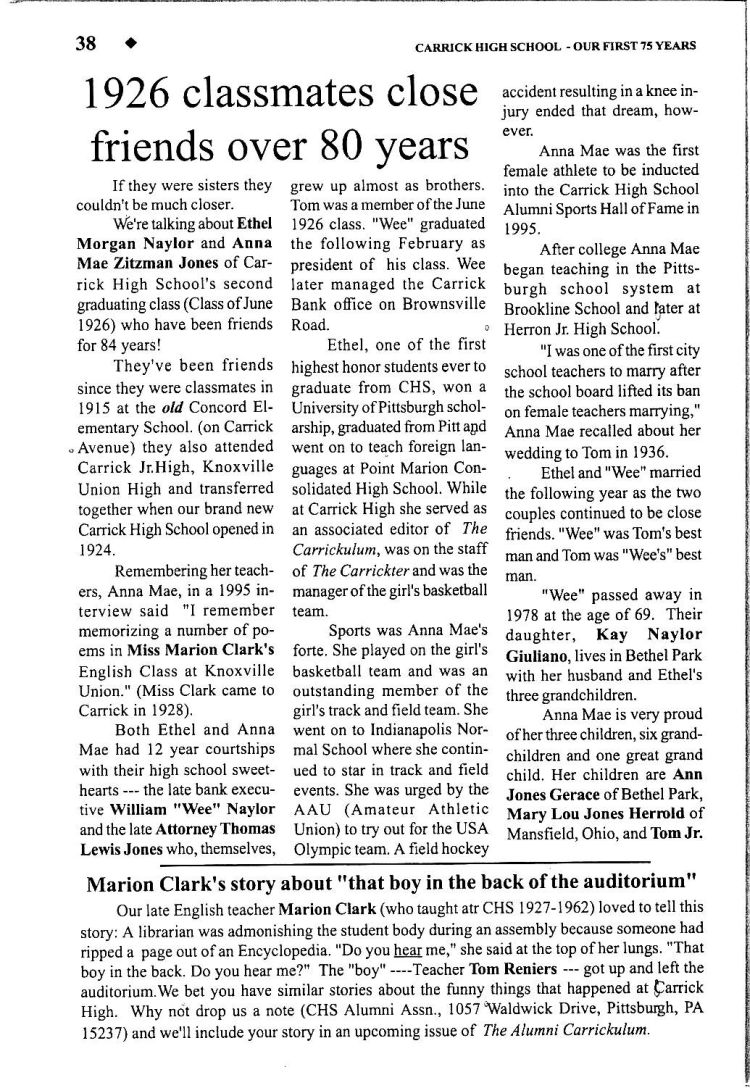 Carrick high in 1926.jpg