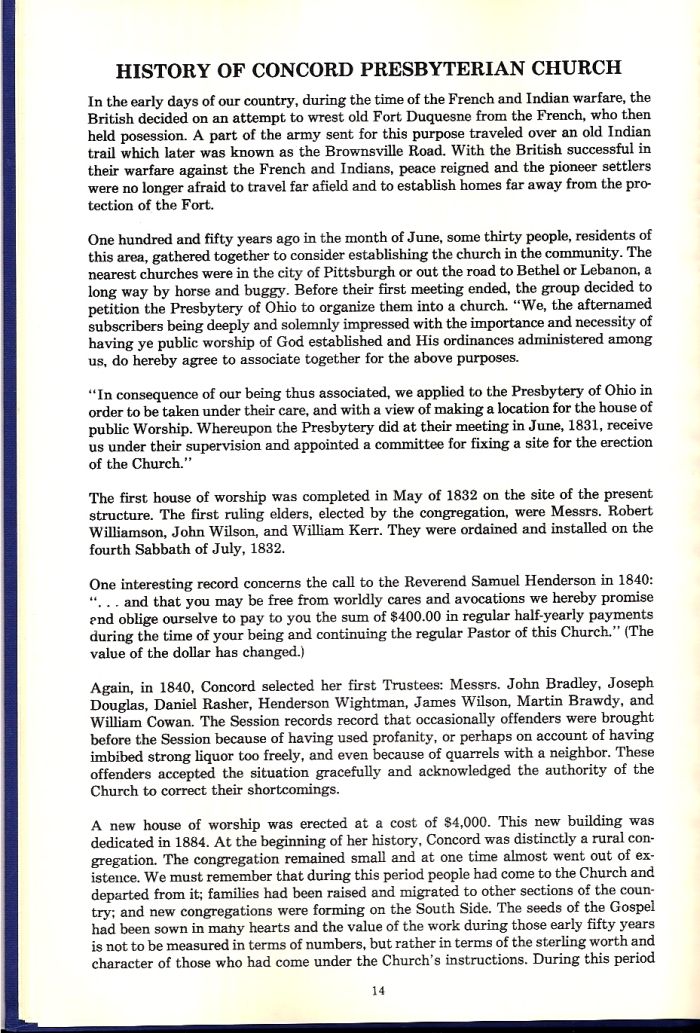 Concord Church 150th Anniversary 1831-1981 booklet page 14.jpg