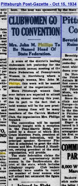 Harriet named head of state fed 1934.JPG