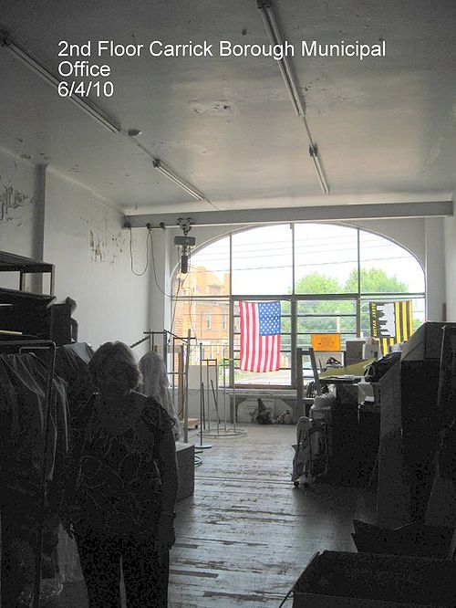 Carrick Borough Bldg inside 2nd floor 2010.jpg